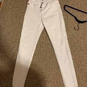 Lizard thicket white jeans